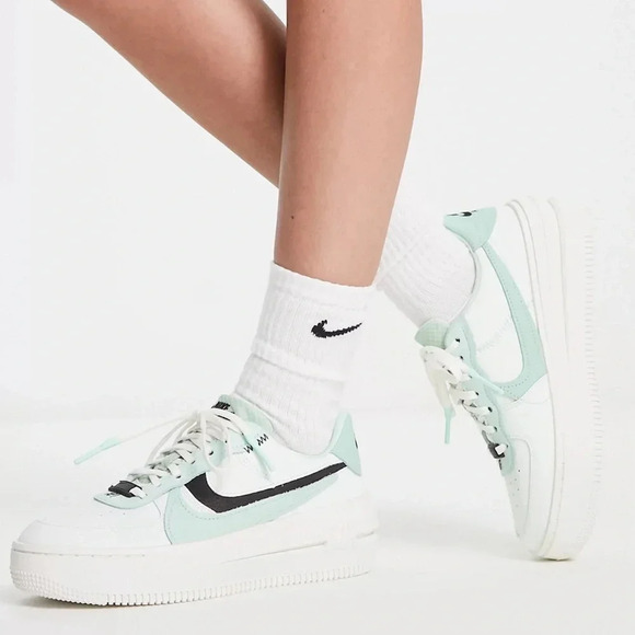 Nike Air Force 1 Low PLT.AF.ORM Barely Green Brown Mint Y2K Vintage Size 8 - Picture 13 of 13